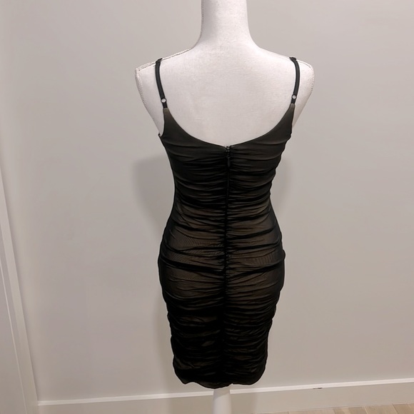 Bebe Ruched Skin Tight Dress - Picture 2 of 2